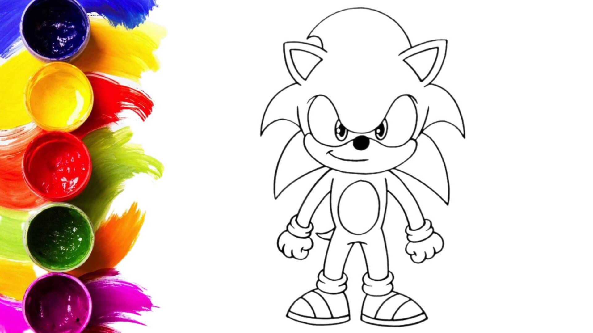 Как нарисовать и раскрасить Соника Бум/рисунки для срисовки смотреть онлайн