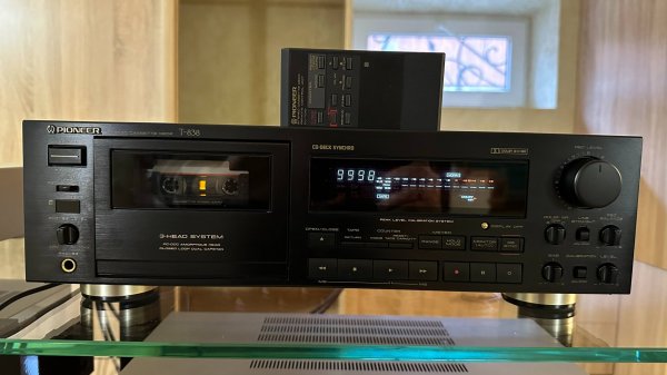 Pioneer T-838 тест работы магнитофона