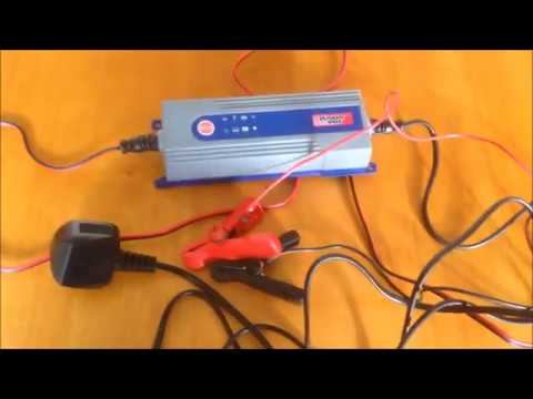 My Smart Car Battery Charger, 6V/12V; 0.8A/3.8A (bought from Lidl) - how to use смотреть онлайн