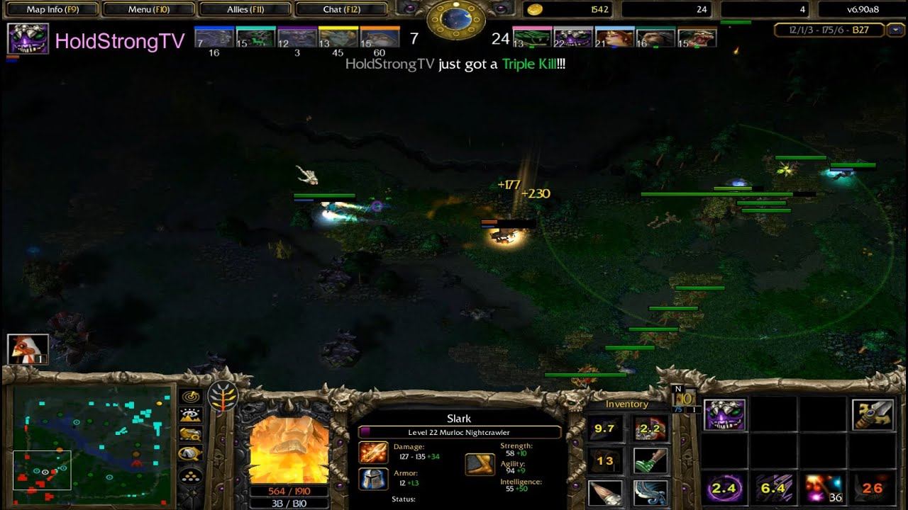 DOTA 1 Slark Murloc Nightcrawler Beyond GODLIKE #3 смотреть онлайн
