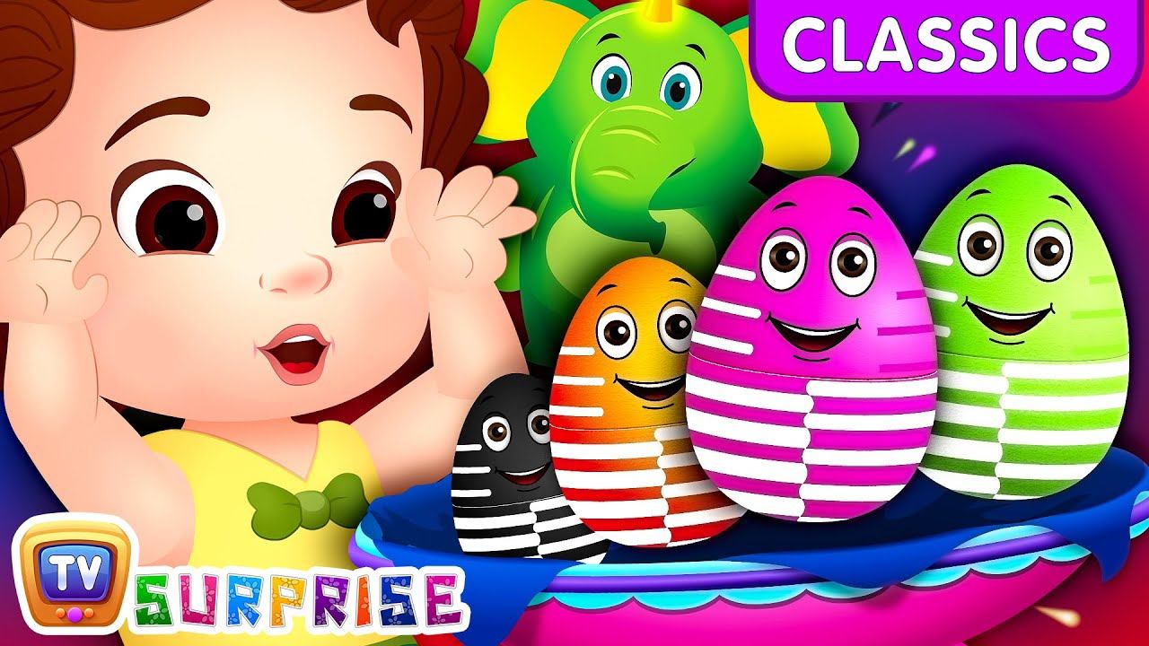 ChuChu TV Classics - Surprise Eggs Vehicles Toys - Learn Public Transport Vehicles - Airplane & Mor