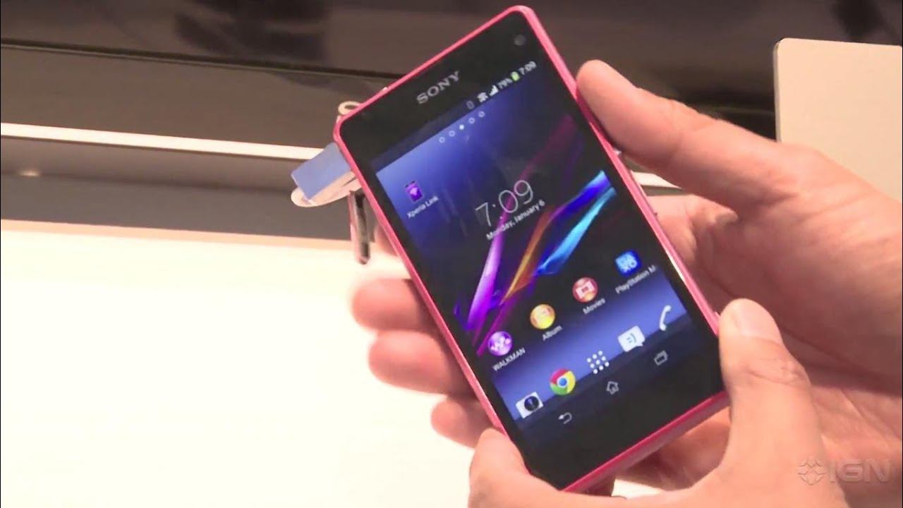 Sony Xperia Z1 Compact HandsOn CES 2014 смотреть онлайн
