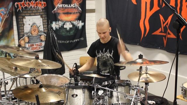Kreator - When The Sun Burns Red (Drum Cover By Tuhkis Drums)