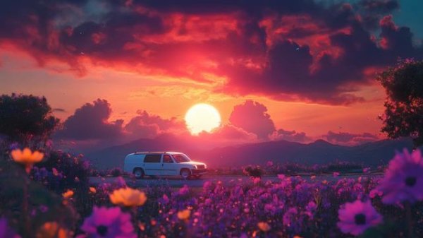 Chill Vibe Sunset Lo-Fi Relaxing- Healing Of Stress, Make you feel positive and peaceful, Deep Sleep