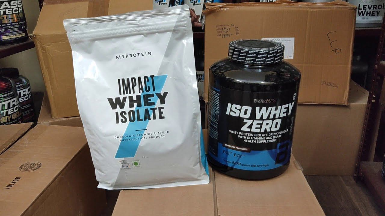 Biotech USA Iso Whey Zero vs Myprotein Impact Whey Isolate смотреть онлайн