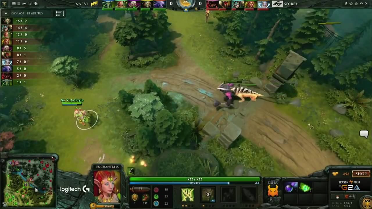 Secret vs NaVi Dota Pit League Season 4 BO3 game2 Natus Vincere vs Team Secret смотреть онлайн