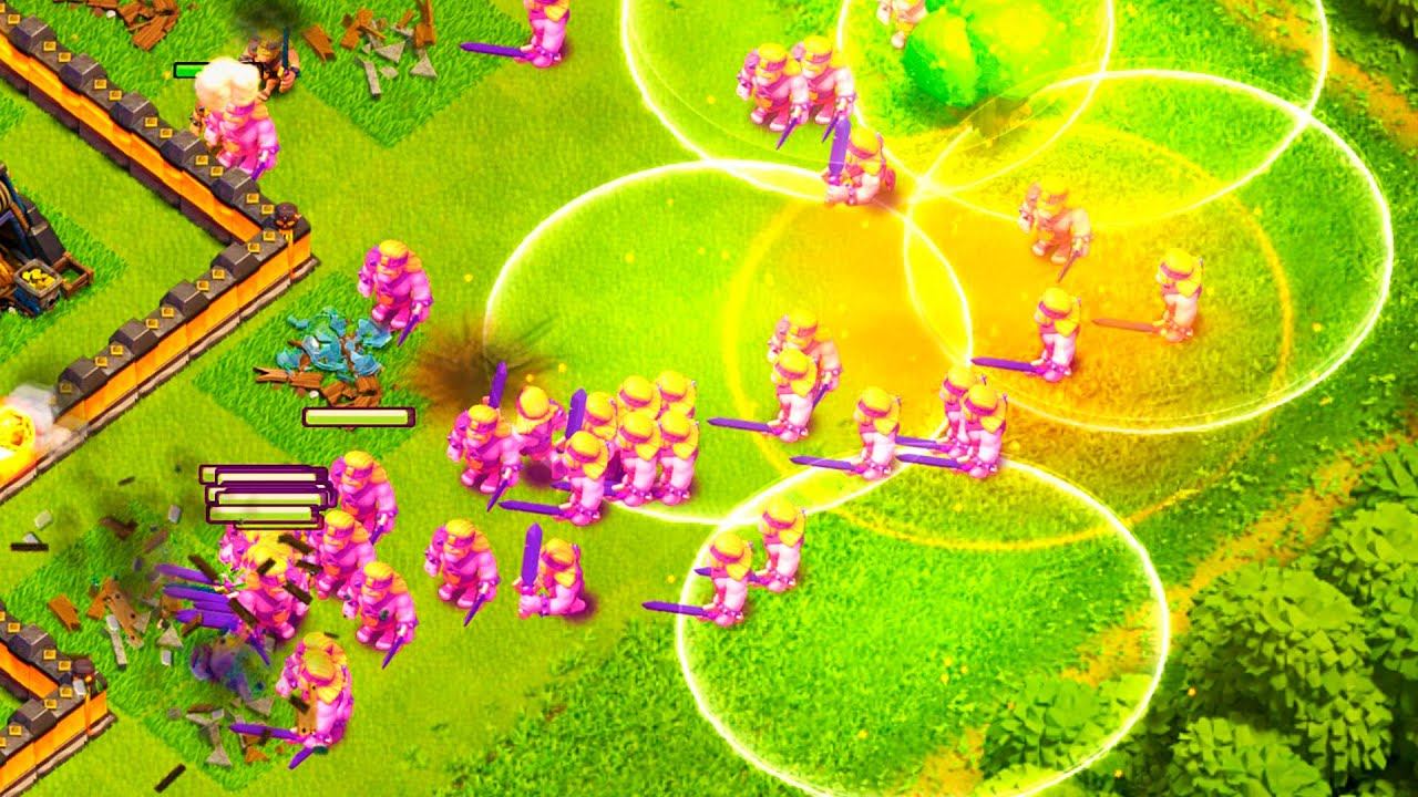 САМЫЙ ПЕРВЫЙ ВОИН МУТИРОВАЛ! НА ЧТО СПОСОБЕН СУПЕРВАРВАР ! CLASH OF CLANS смотреть онлайн