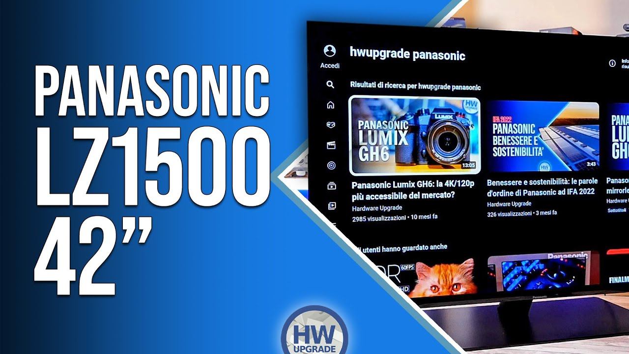 Panasonic LZ1500 42 pollici, il TV OLED che può diventare anche un monitor смотреть онлайн