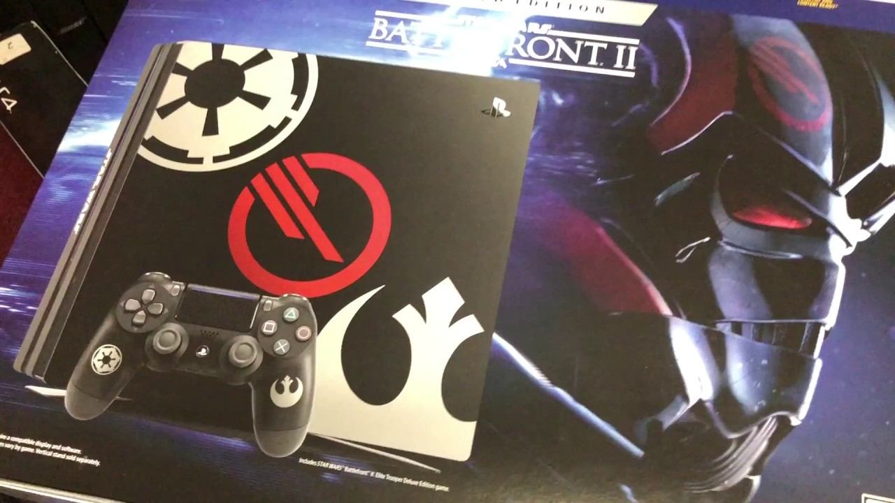 UnBoxing the Star Wars Battlefront II Limited Edition PS4 Pro смотреть онлайн