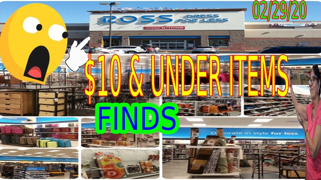 ROSS DRESS FOR LESS + $10 & UNDER ITEMS + FINDS + 02/29/20 смотреть онлайн