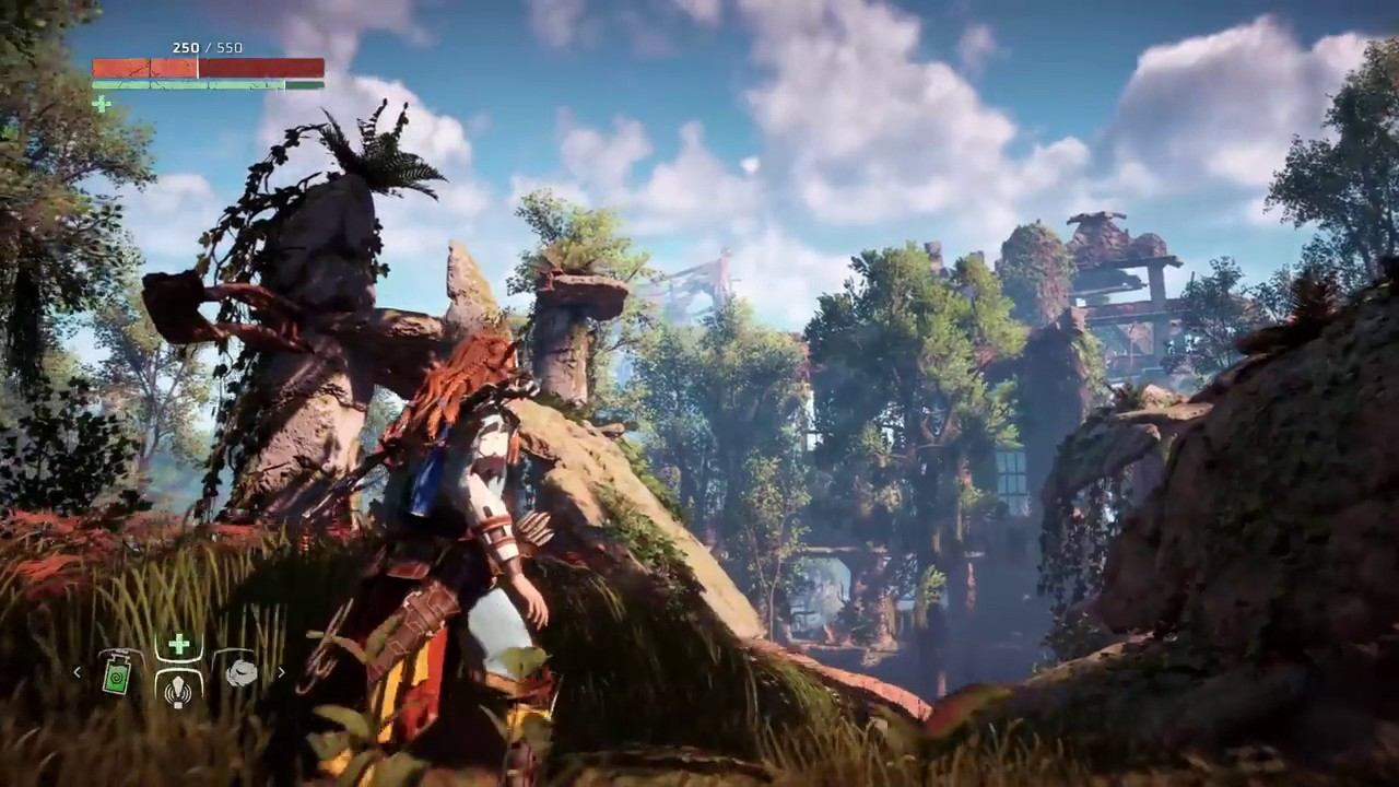 Horizon Zero Dawn — игровой процесс на PS4 Pro смотреть онлайн