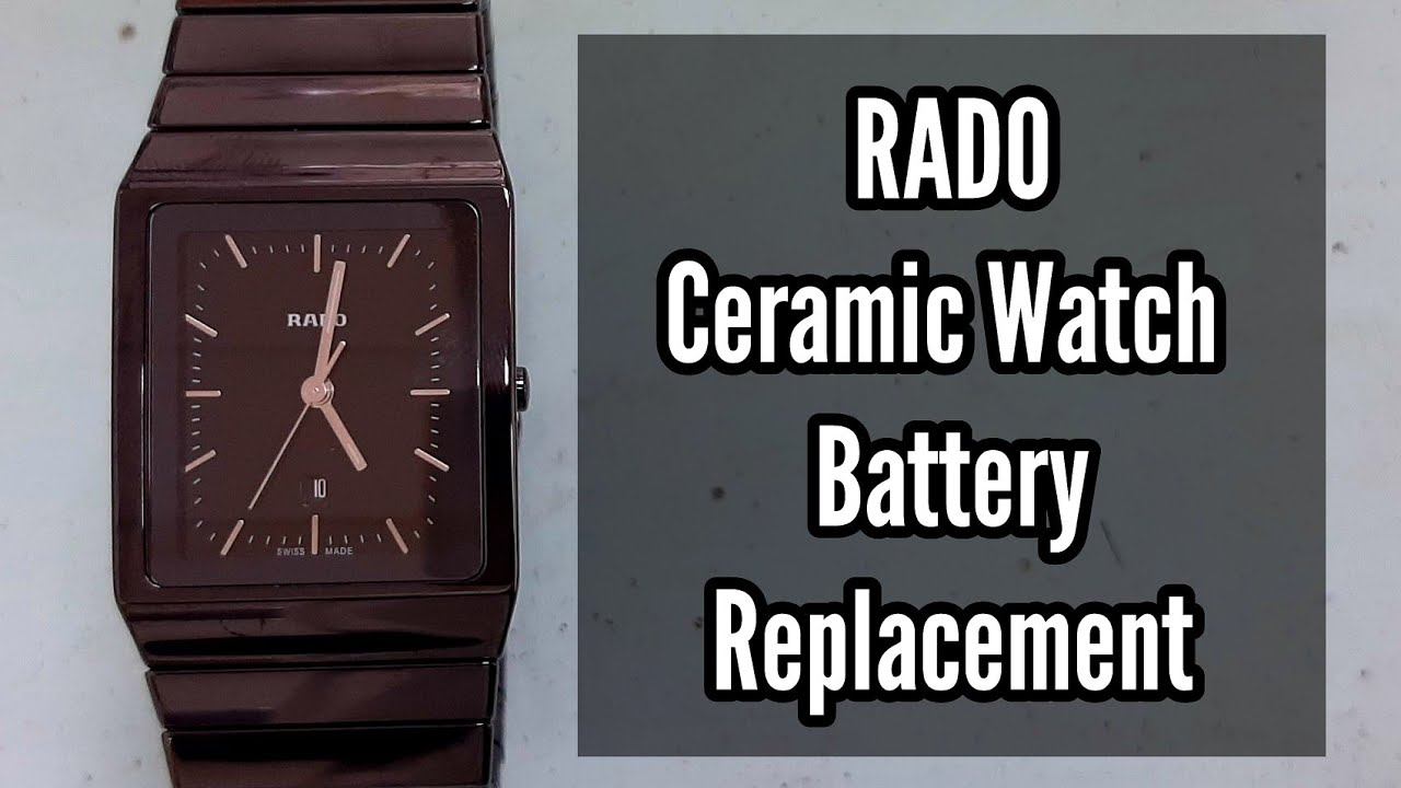 How To Replace a Rado Ceramic Watch Battery | Watch Repair Channel | SolimBD смотреть онлайн