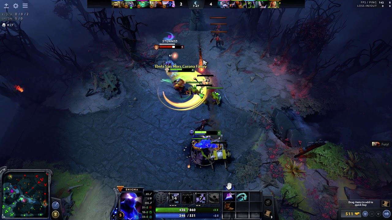 Dota 2 - Enigma Golden Black Hole 90 смотреть онлайн