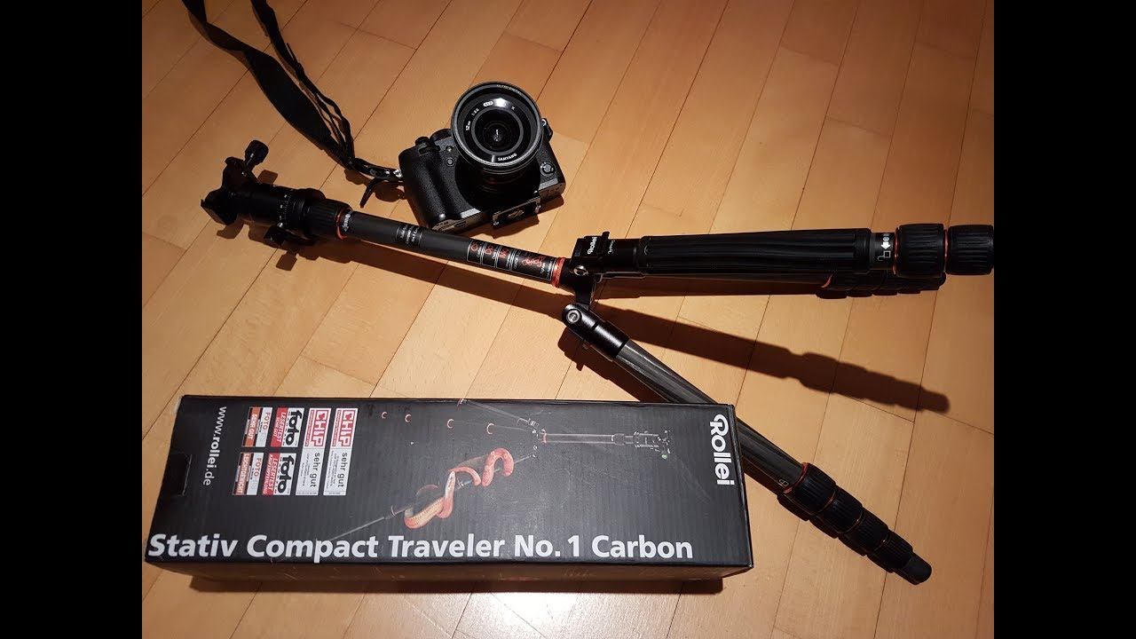 Review: Rollei Compact Traveler No. 1 Carbon Stativ смотреть онлайн