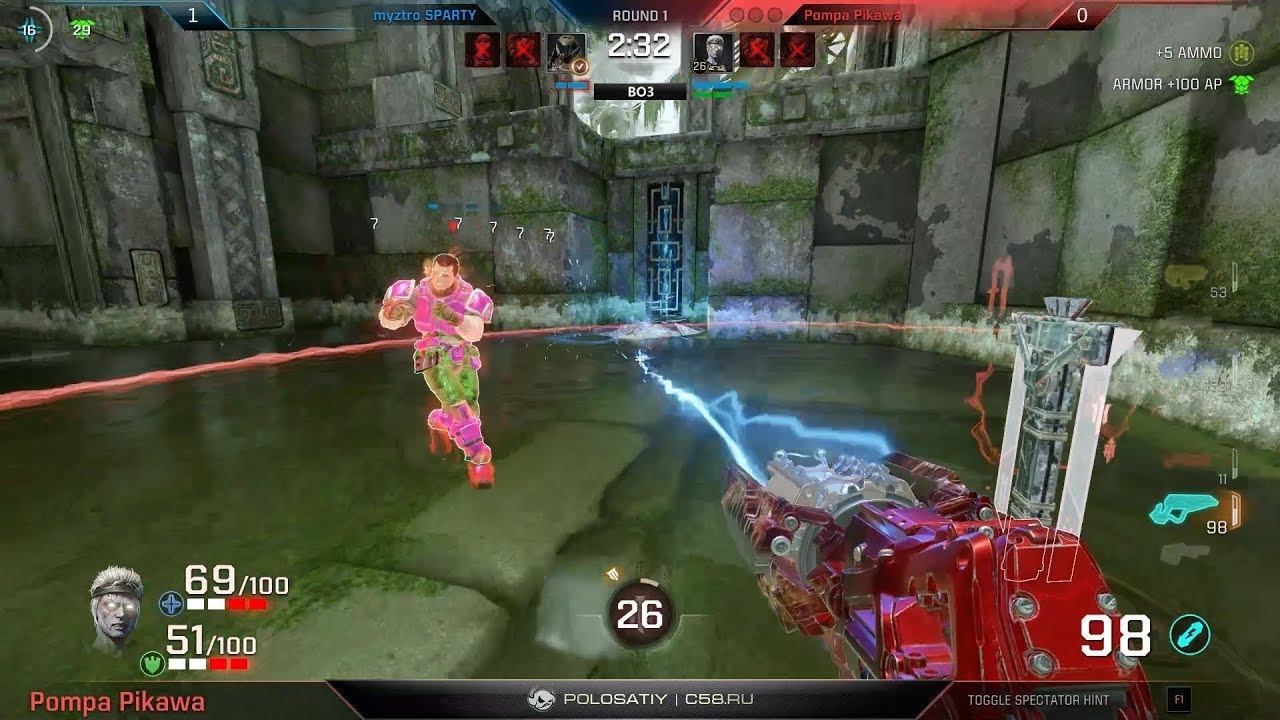 Spart1e vs. Pikawa (1/4 play-off, Quake Open League EU #2) – Quake Champions смотреть онлайн
