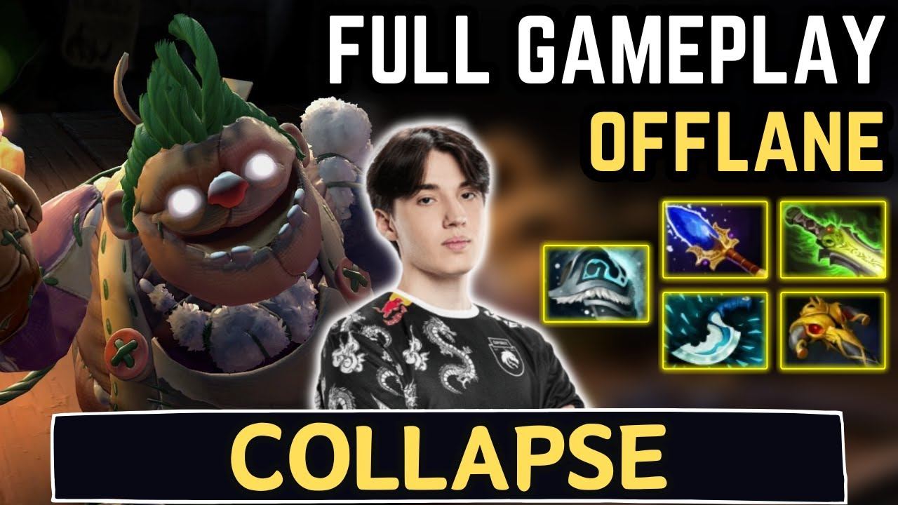 🔥 Collapse PUDGE Offlane Gameplay 7.35c 🔥 Collapse Perspective - Full Match Dota 2 смотреть онлайн