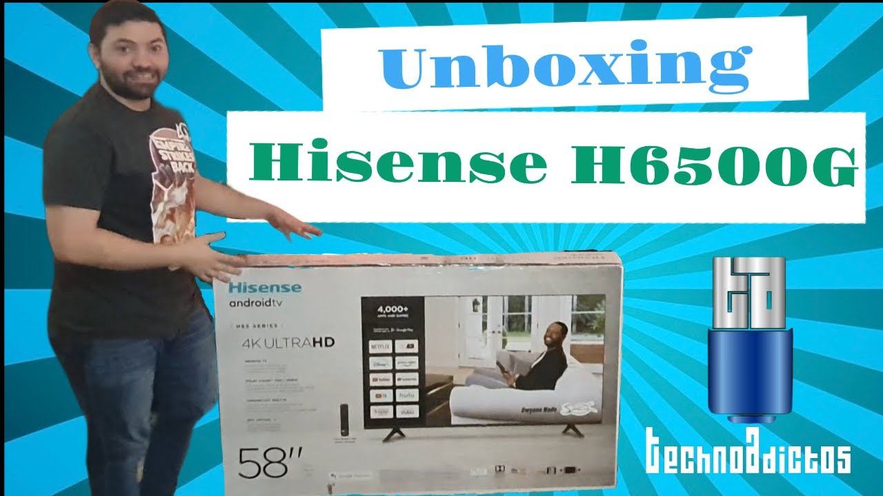 El mejor AndroidTV 4k por menos de 500$😱, Unboxing:Hisense h6500g🔥 смотреть онлайн