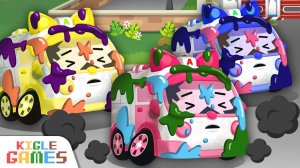 [구급차 특집] 엠버를 구해줘! | 로보카 폴리 정비놀이 | 구급차 어린이 게임 | 키글 게임 | KIGLE GAMES