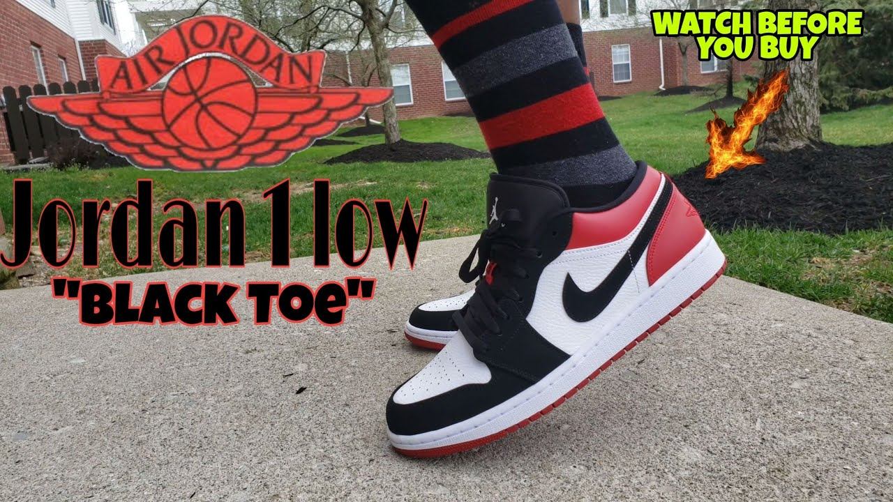 Epic Black Toe Jordan 1 on Feet! Watch before you buy... 553558-116 #RoadTo1500Subscribers смотреть онлайн