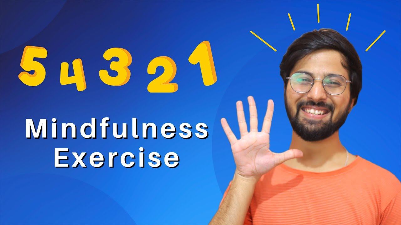 5-4-3-2-1 Mindfulness Exercise For Stress Relief & Anxiety In Hindi @WeManifest