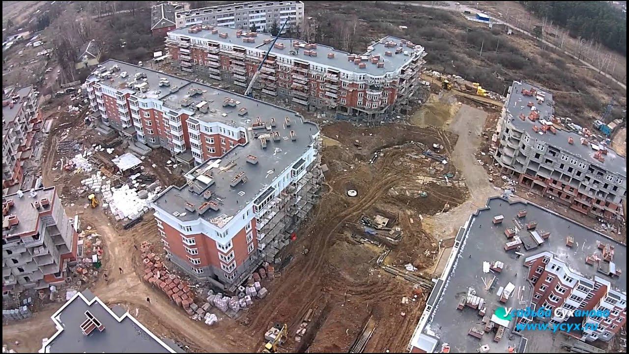 Полет над ЖК Усадьба Суханово. Восьмая серия смотреть онлайн