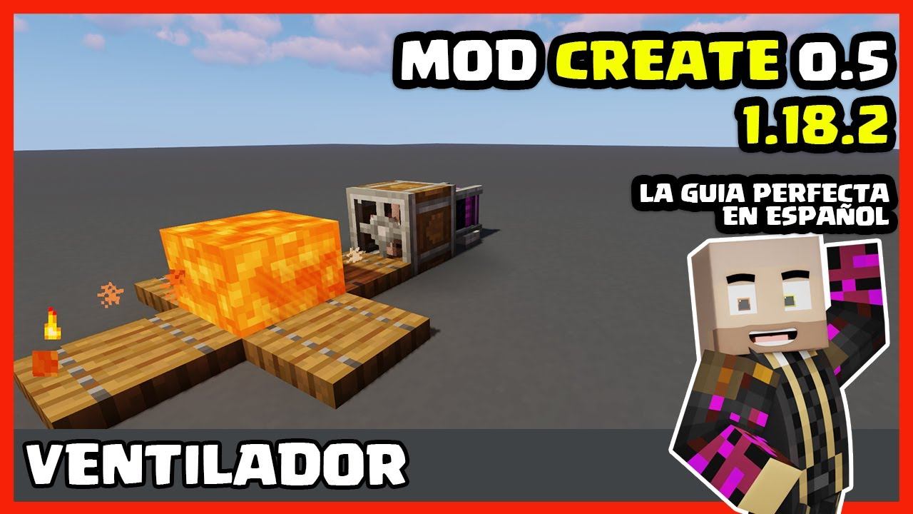 VENTILADOR - Mod Create 1.18.2 Tutorial Guía Básica Español 2022 - Minecraft Create 0.5 смотреть онлайн