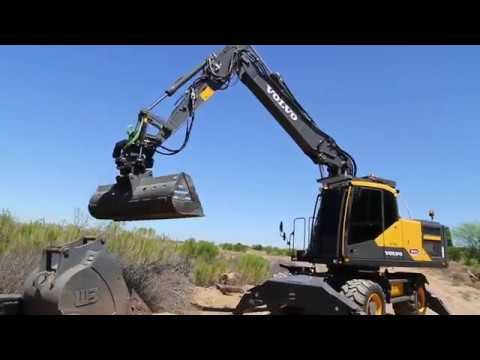 Volvo EW180E With Steelwrist Tiltrotator смотреть онлайн