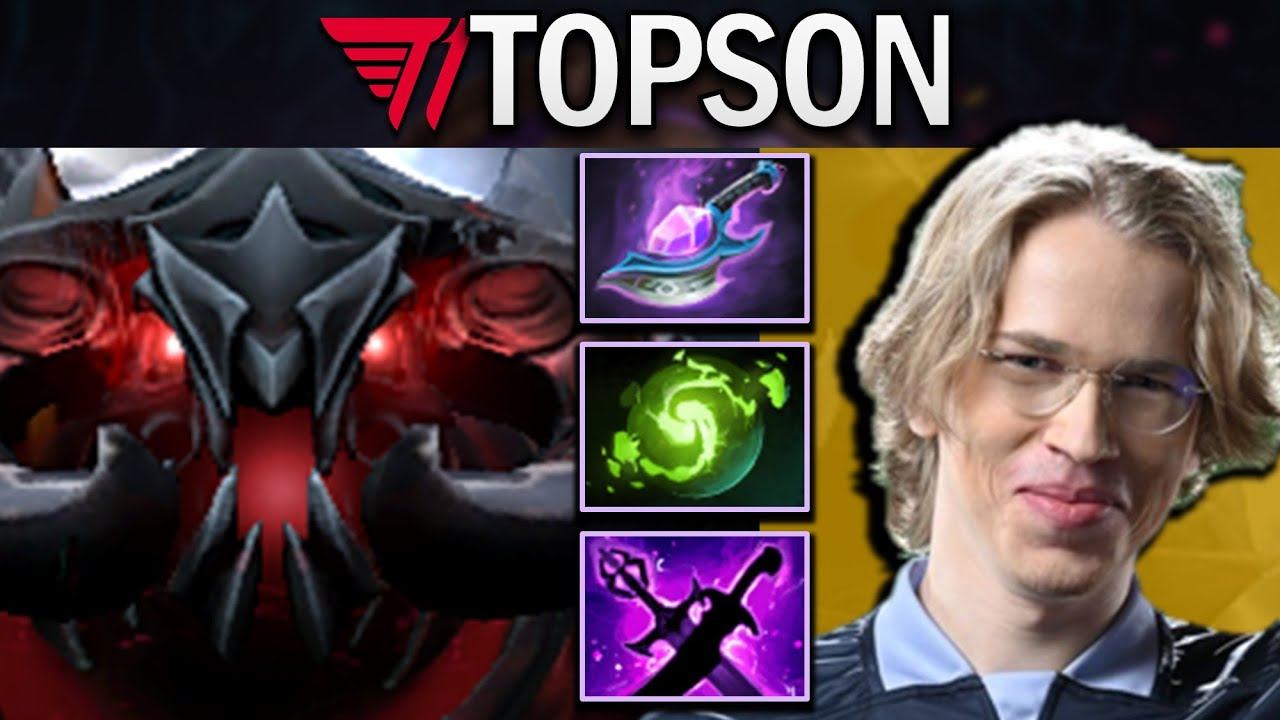 Shadow Fiend Dota 2 7.32 Gameplay T1.Topson with Refresher - Arcane Blink - TI12 смотреть онлайн