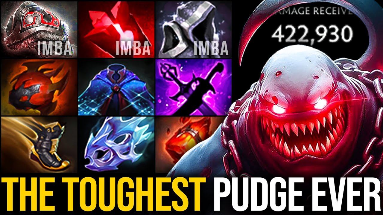 WTF 400K DAMAGE RECEIVED - THE TANKIEST PUDGE BUILD IN 7.35 | Pudge Official смотреть онлайн