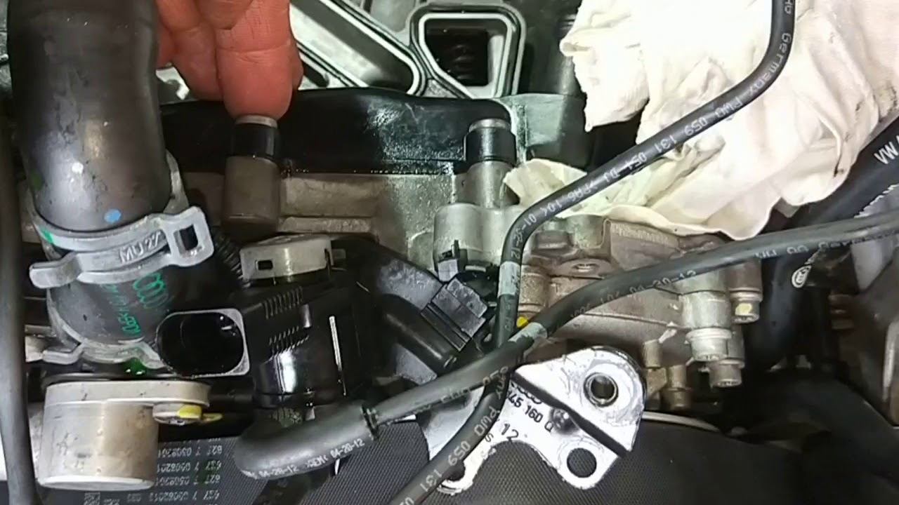 Audi Q7 diesel oil cooler housing gaskets смотреть онлайн