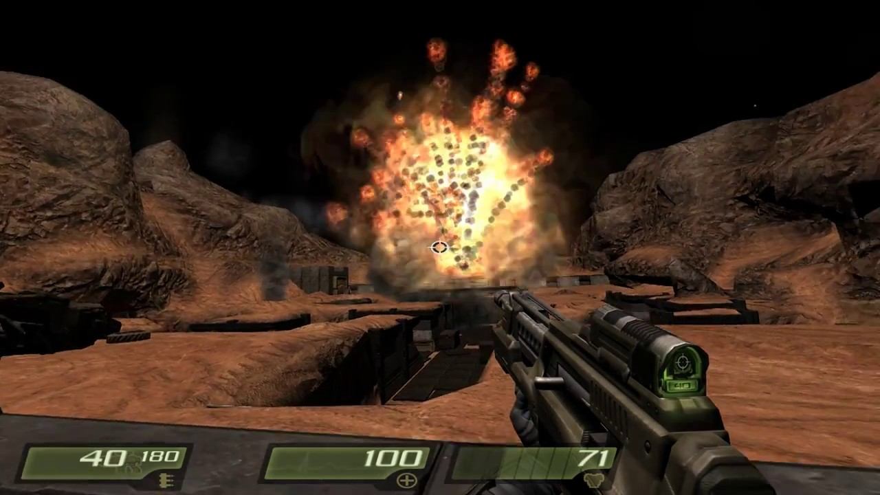 Quake 4 Campaign Level 5 - MCC Landing Site смотреть онлайн