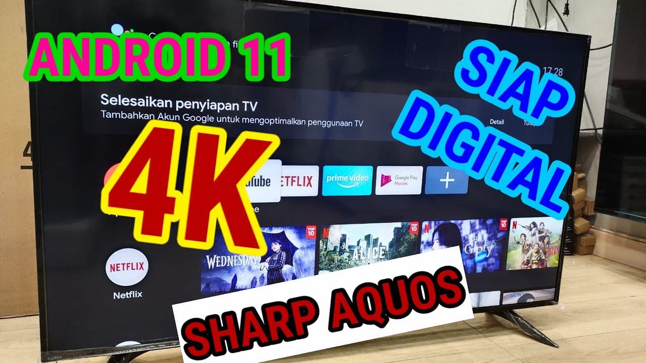 SHARP 50 INCH 4T-C50DK1I, ANDROID 11 SEBAGUS APA?#review смотреть онлайн