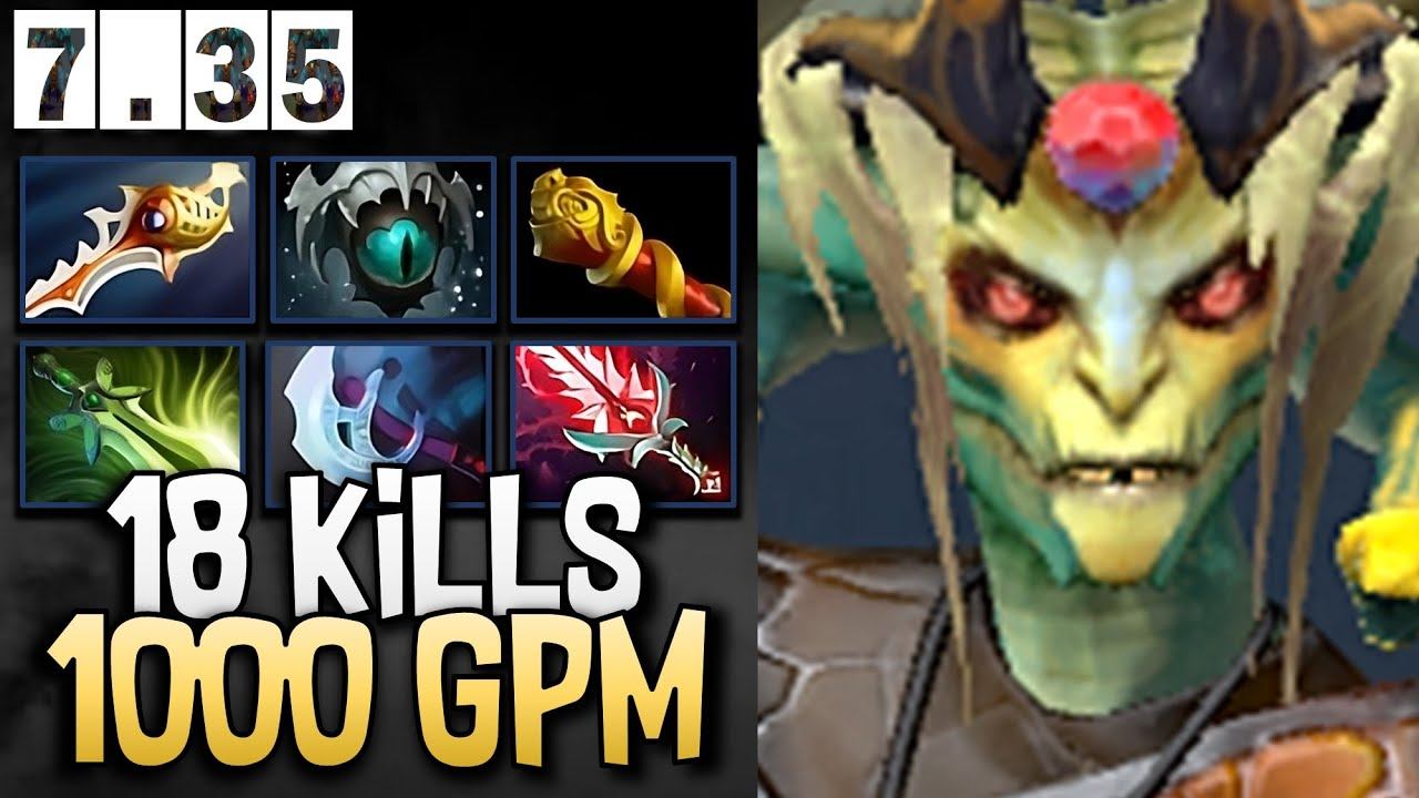 Medusa Dota 2 7.35 with Rapier and 18 Kills - Dota Gameplay смотреть онлайн