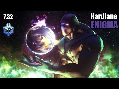 23 Tier Enigma Hardlane Gameplay Patch 7.32 - Dota 2 смотреть онлайн