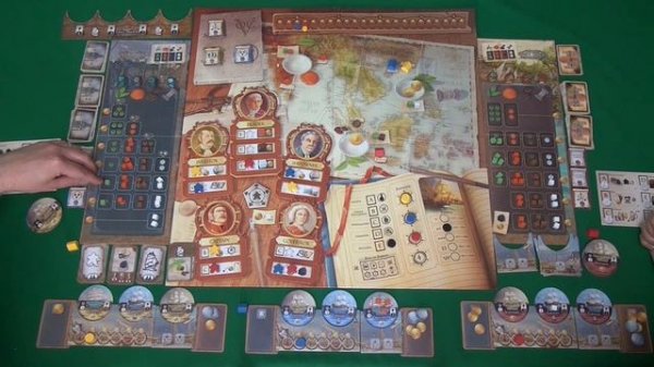 474 Ост-Индская Компания I Играем в настольную игру. East India Companies board game.