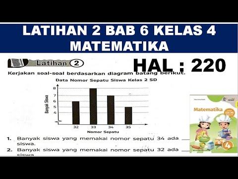 Matematika Kelas 4 Bab 6 Latihan 2 Halaman 220 смотреть онлайн
