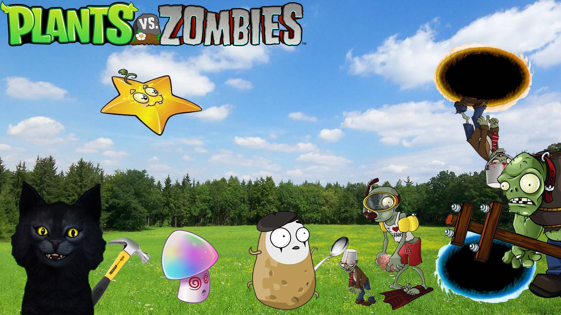 Растения против зомби/Plants vs zombies/ Лёгкие эти ваши мини-игры. смотреть онлайн