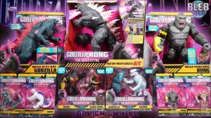 Godzilla x Kong toy collection ASMR unboxing | The New Empire | Mega Heat Ray | Mega Punching Kong