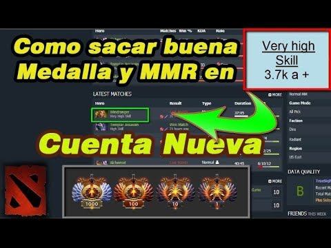 COMO SACAR BUEN MMR Y MEDALLA EN CUENTA NUEVA (explicacion DOTABUFF) смотреть онлайн