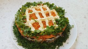 Готовимся к праздникам . Салат Лисья шубка