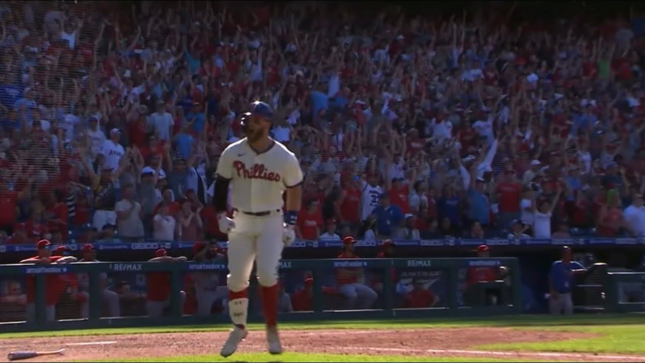 Bryce Harper Game-Tying Grand Slam! | Phillies vs Angels 6.5.22 смотреть онлайн