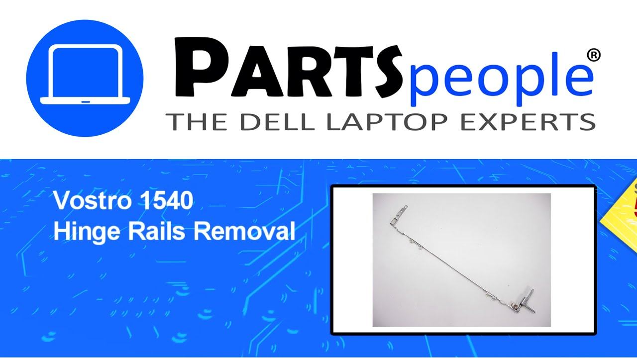 Dell Vostro 1540 (P18F001) Hinge Rails How-To Video Tutorial смотреть онлайн