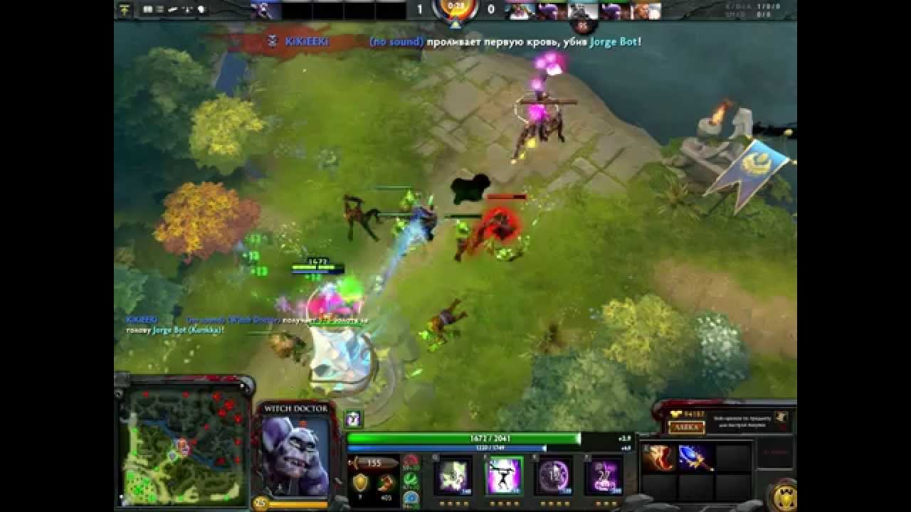 [Dota 2] Witch Doctor (Бесконечный ульт) смотреть онлайн