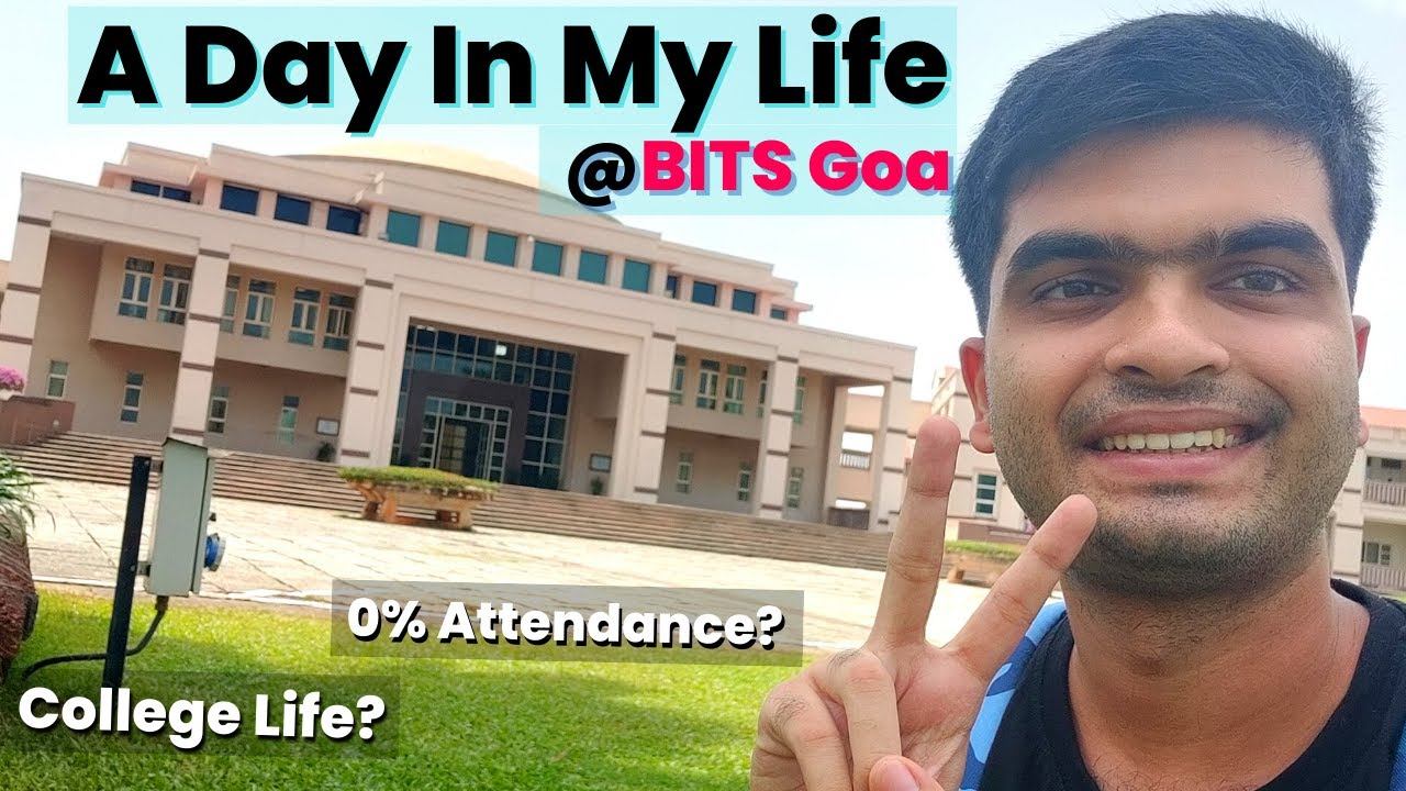 A Day in My Life at BITS Goa | College Life Vlog | Dhruva Pai Angle смотреть онлайн