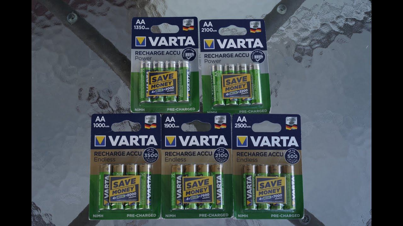 AA Battery Testing: Varta Rechargeables