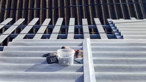 Укладка шифера.