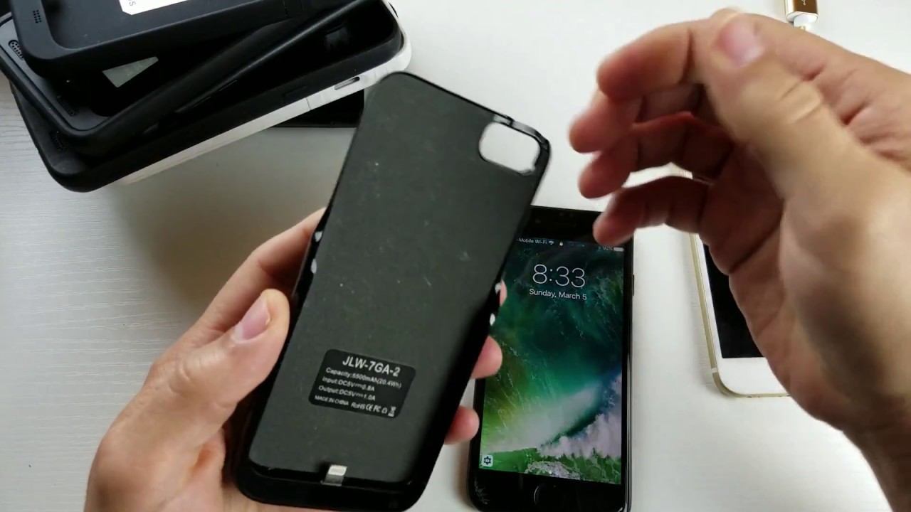 2017: Best iPhone 7/8 Battery Case! 5500mAh Fits iPhone 6/6s/7/8! смотреть онлайн