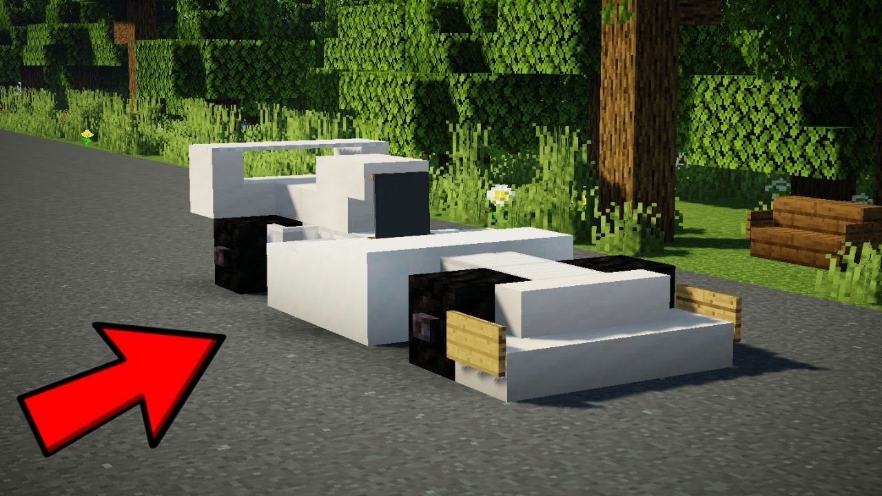 ГОНОЧНАЯ МАШИНА В МАЙНКРАФТ! | ФОРМУЛА-1 В MINECRAFT! смотреть онлайн
