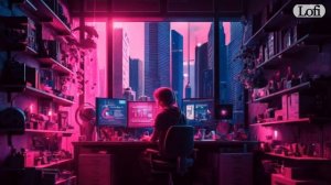 Neon Nights Lofi Work Vibes  [музыка без рекламы]