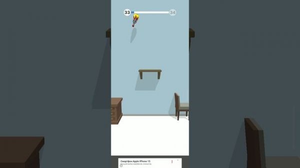 играем в Bottle Flip 3D! крутая игра про паркур бутылочки